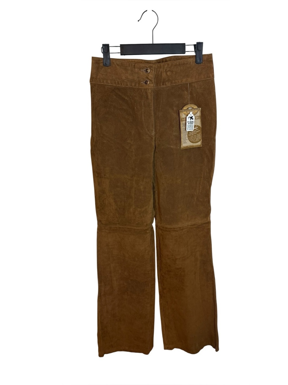 Nwt Skotts Suede Vintage 90s Deadstock Brown Suede Western Pants